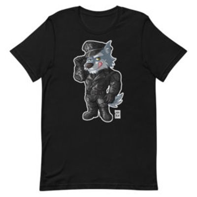 Leather Wolf - Short-Sleeve Unisex T-Shirt