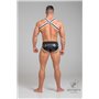 MASKULO - Bulldog Elastic Harness Neon White