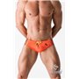 MASKULO - BeGuard Swimming Briefs with Contrasting Details Orange