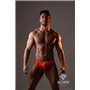 MASKULO - BeGuard Swimming Briefs with Contrasting Details Orange