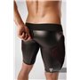 MASKULO - Color-Under Men's Fetish Shorts Zipped rear Red