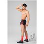 MASKULO - Men’s Fetish Running Shorts Red