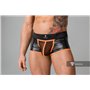 MASKULO - Fetish Trunks Mesh Codpiece Regular Rear Neon Orange