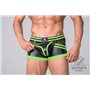 MASKULO - Fetish Trunks Codpiece Open Rear Neon Green