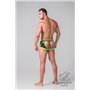 MASKULO - Fetish Trunks Codpiece Open Rear Neon Green