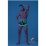 MASKULO - Fetish Trunks Codpiece Open Rear Neon Green