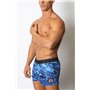 Foxhole Camo Mesh Short w/ Built in Pouch Blue