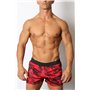 Foxhole Camo Mesh Short w/ Built in Pouch Red