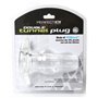 Perfect Fit - Double Tunnel Plug XL Clear