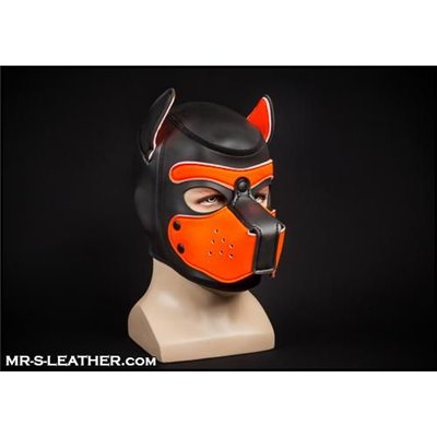 Mr-S Neoprene Puppy Hood: Orange