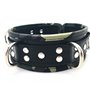 COLLAR 5 D RING - soft leather - Camouflage The Red